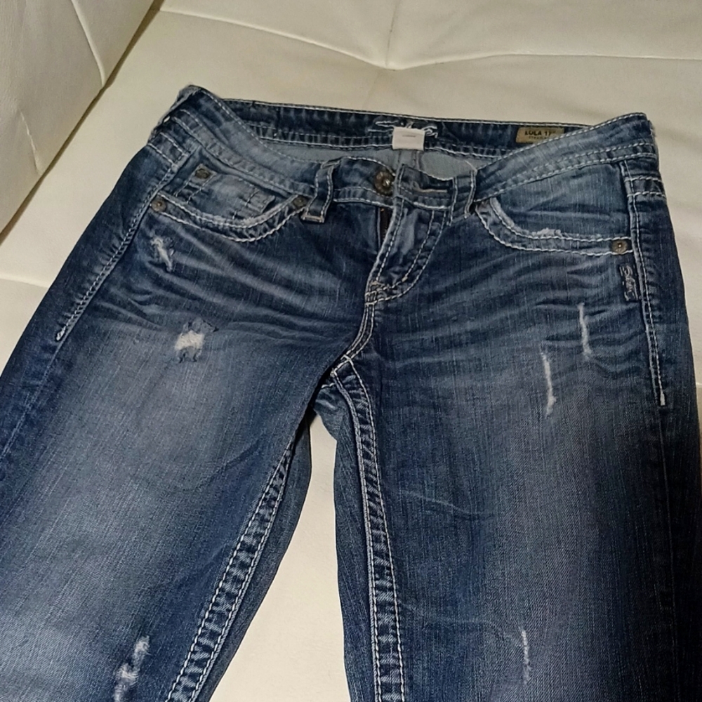 28x33 SILVER JEANS 17" LOLA
